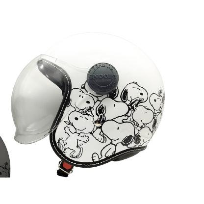 axs ジェットシールドヘルメット SNOOPY CARNIVAL ホワイト 57