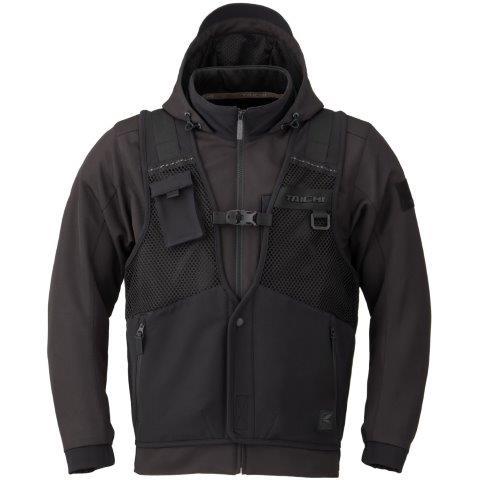 オーバーラップメッシュパーカ rstaichi RSJ347 アールエスタイチ TAICHI オーバーラップメッシュ パーカ メンズサイズ RSJ347