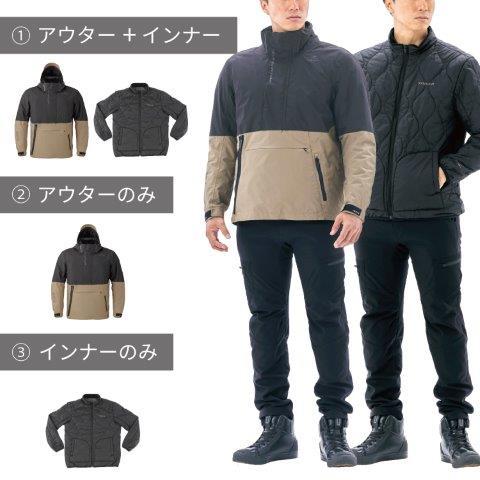 本革 キルティング ライダースジャケット プロテクター 防寒