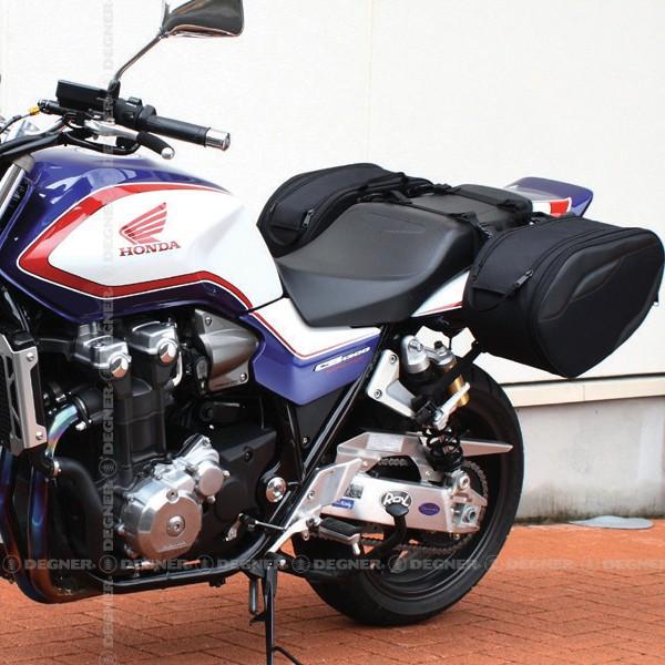 NB-76 ブラック スポーツダブルバッグ デグナー/DEGNER サイドバッグ