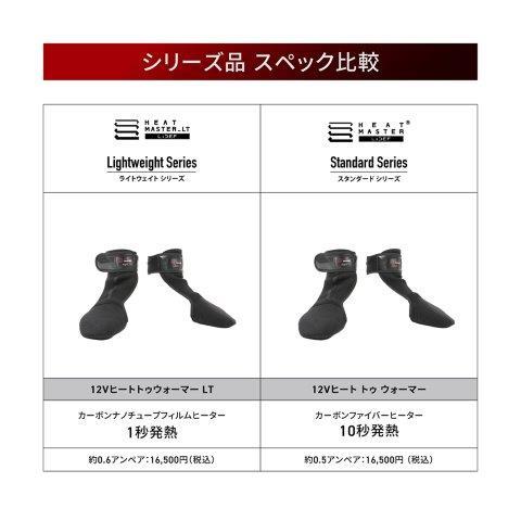 HEATMASTER（ヒートマスター） 取寄 12V ヒートトゥウォーマー Sサイズ