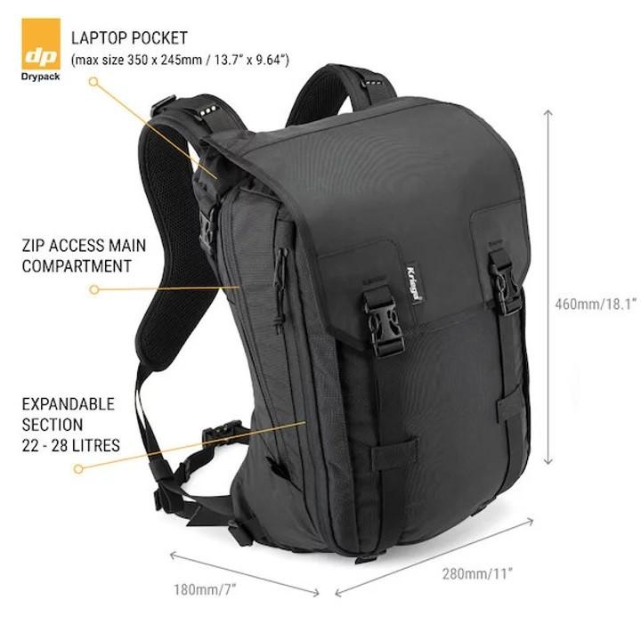 Kriega（クリーガ） MAX 28 バックパック 最大28L KRU28 : バイク用品