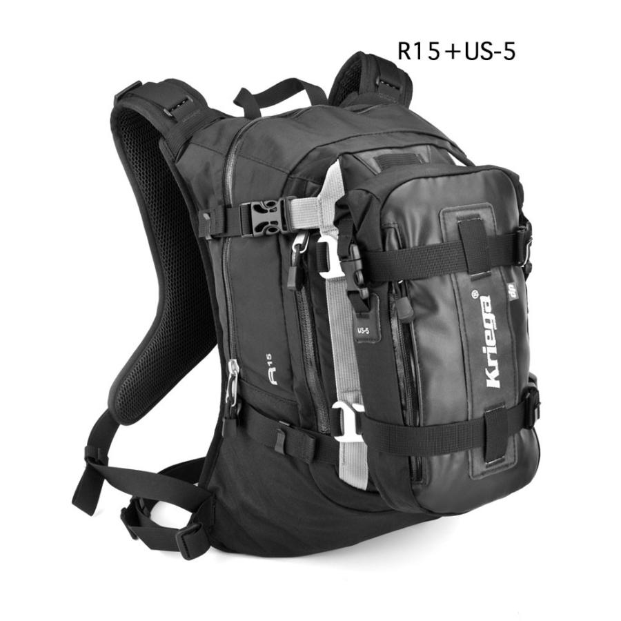 Kriega（クリーガ） R15 ラックサック KRU15 15L モーターサイクル専用