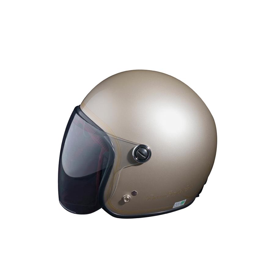 ロッソスタイルラボ/RossoStyjeLab ROSSOジェットヘルメット"CLASSIC" レディース シャンパン F(55-57cm)サイズ ROH-506｜comecome｜04