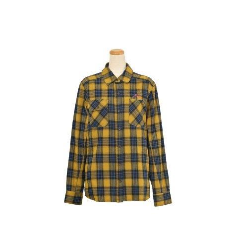 取寄 ロッソスタイルラボ プロテクションフランネルシャツ MUSTARD L 