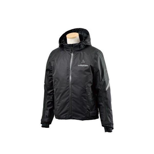 アーバニズム/urbanism ライドウィンタージャケット バイク/メンズ/秋冬 ブラック LBサイズ UNJ-101