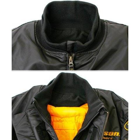 ★在庫処分 VANSON TVS2408W ナイロンジャケット MA-1タイプ Amazon.co.jp: [バンソン] MA-1ジャケット ブラック/ガン