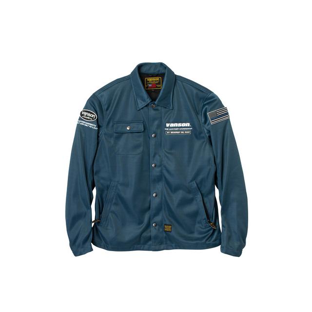 VANSON（バンソン） 取寄 メッシュコーチジャケット メンズサイズ