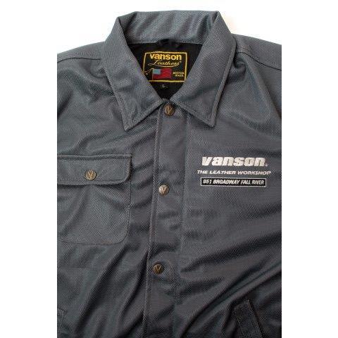 VANSON（バンソン） 取寄 メッシュコーチジャケット メンズサイズ