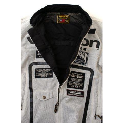 VANSON（バンソン） 取寄 メッシュライダースジャケット メンズサイズ