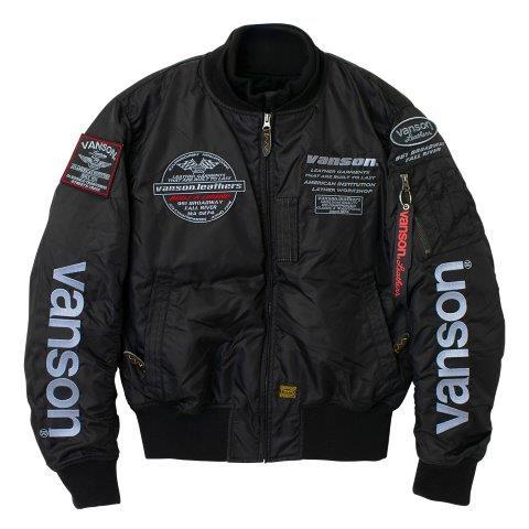 VANSON（バンソン） 取寄 MA-1ジャケット メンズサイズ VS25108W