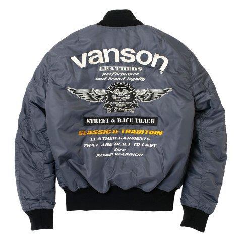 VANSON（バンソン） 取寄 MA-1ジャケット メンズサイズ VS25108W