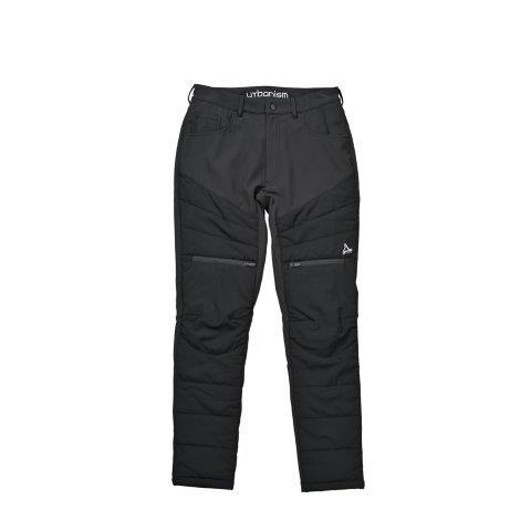 ★一点限 urbanism UNP-134 ストレッチキルティングパンツ 3L urbanism（アーバニズム） ストレッチキルティングパンツ BK 3Lサイズ