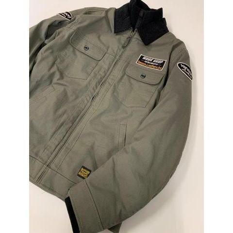 VANSON（バンソン） コットンジャケット グレー XLサイズ SVS2203W