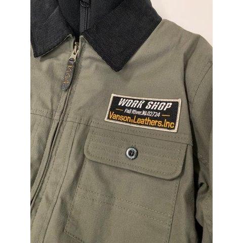 VANSON バンソン コットンジャケット グレー XLサイズ SVS2203W