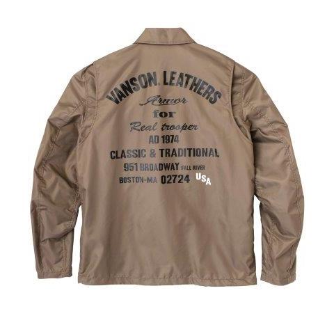 VANSON（バンソン） コーチジャケット メンズサイズ SVS2405S : バイク