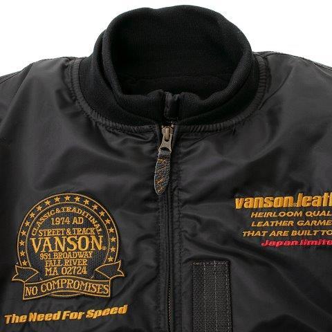 バンソン MA-1ジャケット メンズサイズ TVS2308W｜comecome｜17