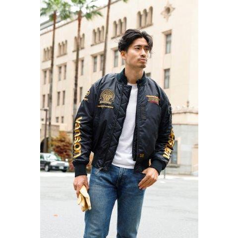 VANSON（バンソン） MA-1ジャケット メンズサイズ TVS2308W : バイク