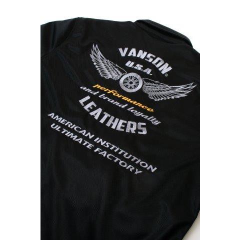 VANSON（バンソン） メッシュワークシャツ メンズサイズ TVS2505S