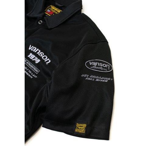VANSON（バンソン） メッシュワークシャツ メンズサイズ TVS2505S