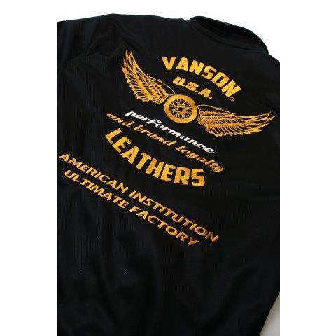 VANSON（バンソン） メッシュワークシャツ メンズサイズ TVS2505S