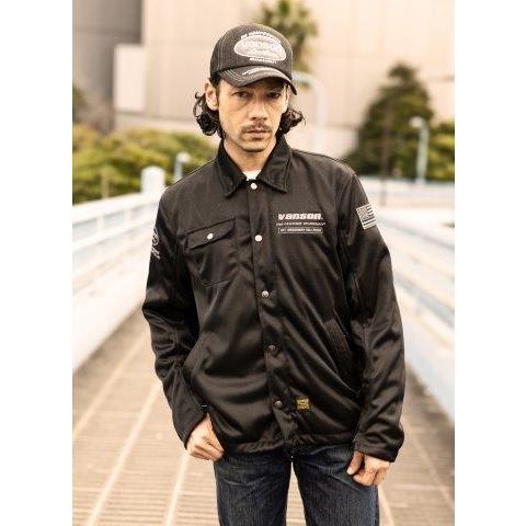 バンソンVANSONメッシュジャケットXS（男性用バイクウエア） vs26101s-1.jpg