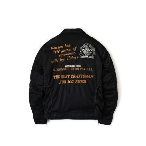 VANSON バンソン メッシュスウィングトップジャケット ブラック