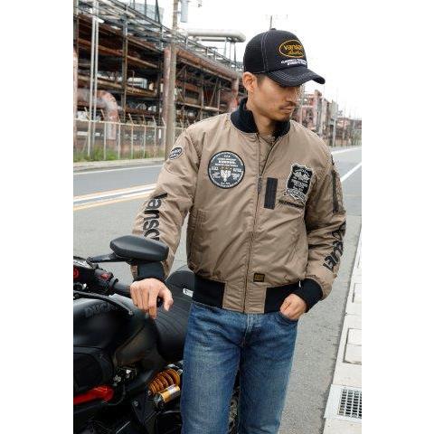 VANSON（バンソン） MA-1ジャケット メンズサイズ VS23109W : バイク