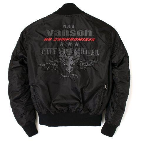 VANSON（バンソン） MA-1ジャケット メンズサイズ VS23109W : バイク