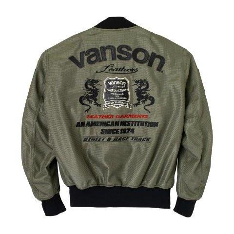 VANSON（バンソン） メッシュMA-1ジャケット メンズサイズ VS24101S