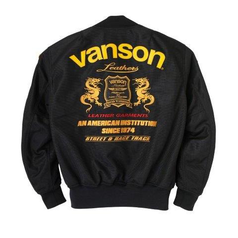VANSON メッシュMA-1ジャケット メンズサイズ VS24101S バンソン