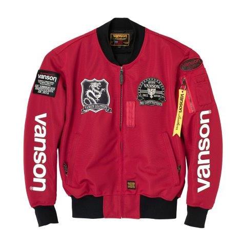 VANSON メッシュMA-1ジャケット メンズサイズ VS24101S バンソン