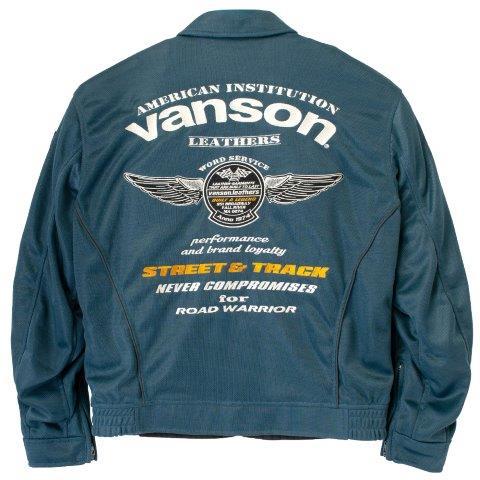 VANSON（バンソン） メッシュスウィングトップジャケット メンズサイズ