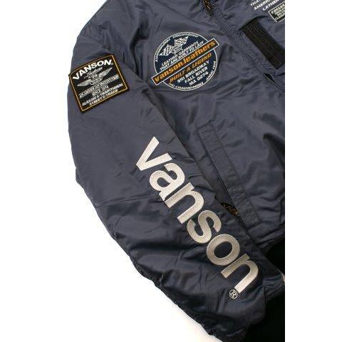 VANSON（バンソン） MA-1ジャケット メンズサイズ VS25108W : バイク
