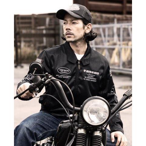 VANSON（バンソン） メッシュスイングトップジャケット メンズサイズ