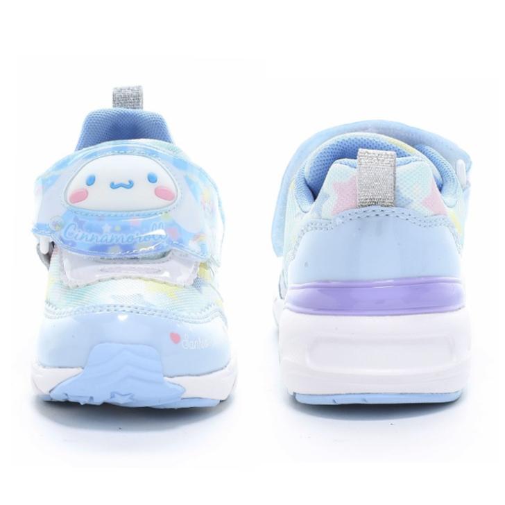 ムーンスター サンリオ キャラクターシューズ ＳＡ Ｃ０４０ＬＥ クロミ ポムポムプリン シナモロール ハローキティ 子供靴 光る靴 女児 抗菌防臭の画像