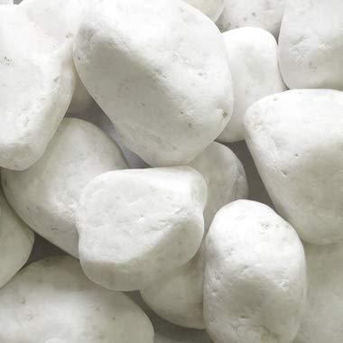 大人気新品 白玉石 50mm 20kg (11.1L)×10袋(200kg) 砂、砂利