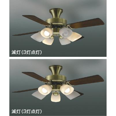 KOIZUMI（コイズミ） コイズミ照明 LEDシーリングファン専用灯具 6灯