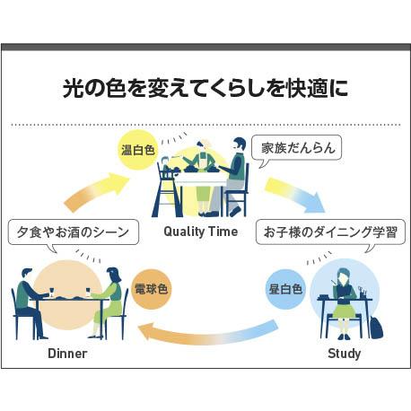 コイズミ照明 LEDコンフォートダウンライト 高気密SB形 調光調色or3光色切替 60W相当 高演色 埋込穴φ75 パウダリーホワイト 電球色温白色昼白色:AD1251W99｜comfort-shoumei｜06