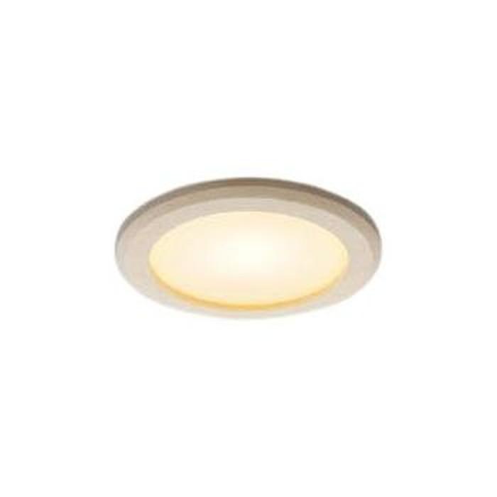 コイズミ LED和風ダウンライト 100W相当 散光 M型 埋込穴φ125 白木 電球色：AD53729