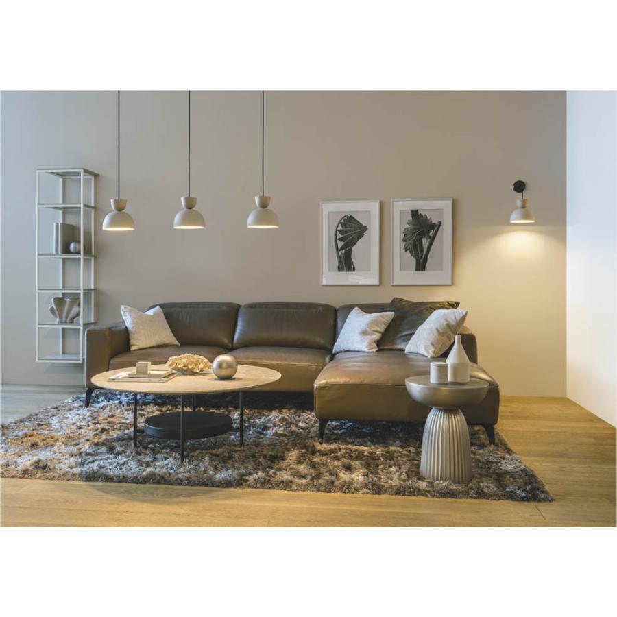 コイズミ 配線ダクトレール用 LEDペンダント 60W相当 earthy pendant 高さ調節可能 ベージュ 温白色：AP54175の画像