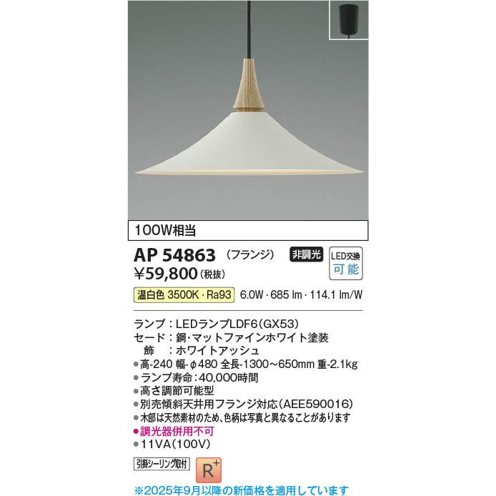 KOIZUMI（コイズミ） コイズミ照明 LEDペンダントライト 100W相当 高