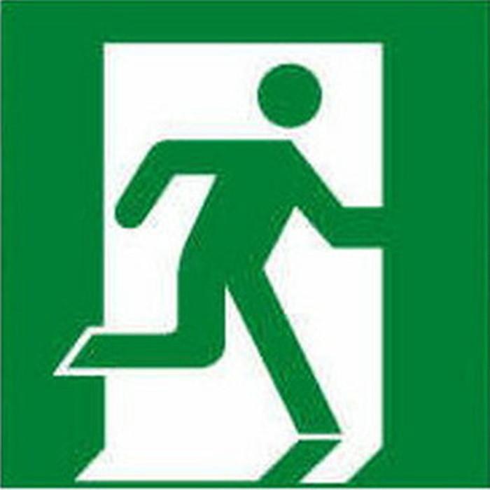 コイズミ照明 誘導灯用パネル C級 10形 避難口用 表示板 人物 右向 Are 照明器具のcomfort 通販 Paypayモール