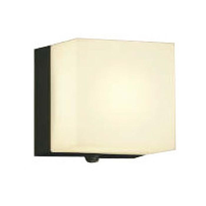 コイズミ照明 エクステリア LEDポーチ灯 防雨型 60W相当 人感センサタイマー付ON-OFFタイプ 電球色 ブラック AU52655