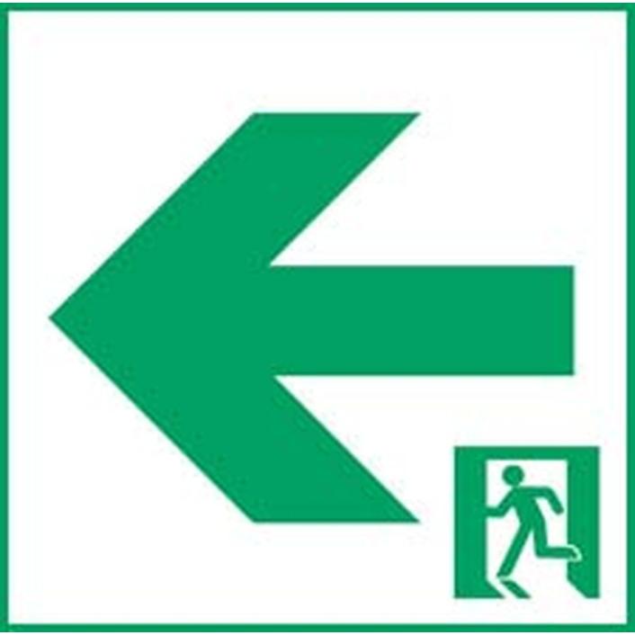 パナソニック LED非常誘導灯用通路パネル 表示板 左 C級 直付用  