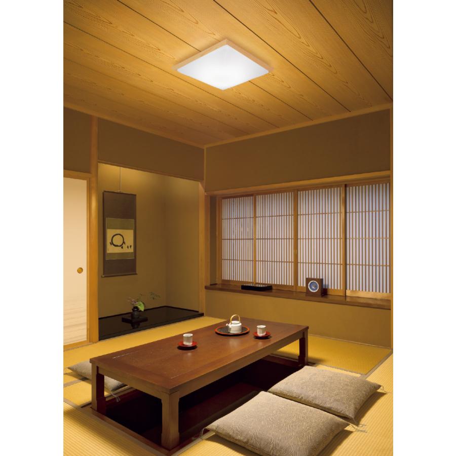 東芝ライテック 和風LEDシーリングライト 調光調色 リモコン同梱 おやすみタイマー 〜6畳 5年保証 引掛シーリング 電球色3000K〜昼光色6100K:LEDH8003A01-LC_2