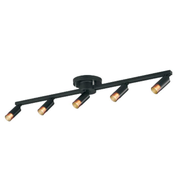 オーデリック LEDシャンデリア 高演色 調光 JDR50W×5灯相当 電球色 黒色:OC257151R