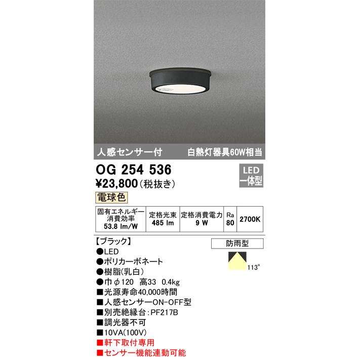 ODELIC オーデリック アウトドアライト 薄型 LEDシーリング 軒下