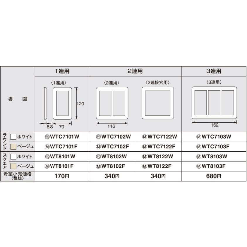 Panasonic（パナソニック） 配線器具 コスモシリーズワイド21 スイッチ