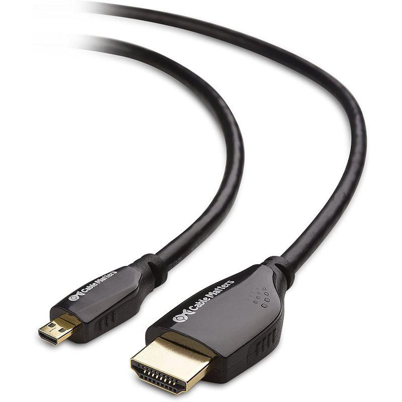 限定版 Cable Matters Micro HDMI ケーブル HDMI変換ケーブル 3Dと4K解像度に対応 3m マイク  uniquestore.uniquesites.com.br